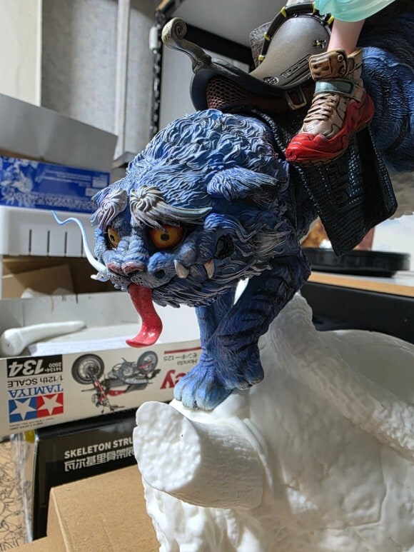 백귀야행 괴이 레진피규어 작업중 입니다_4.jpg