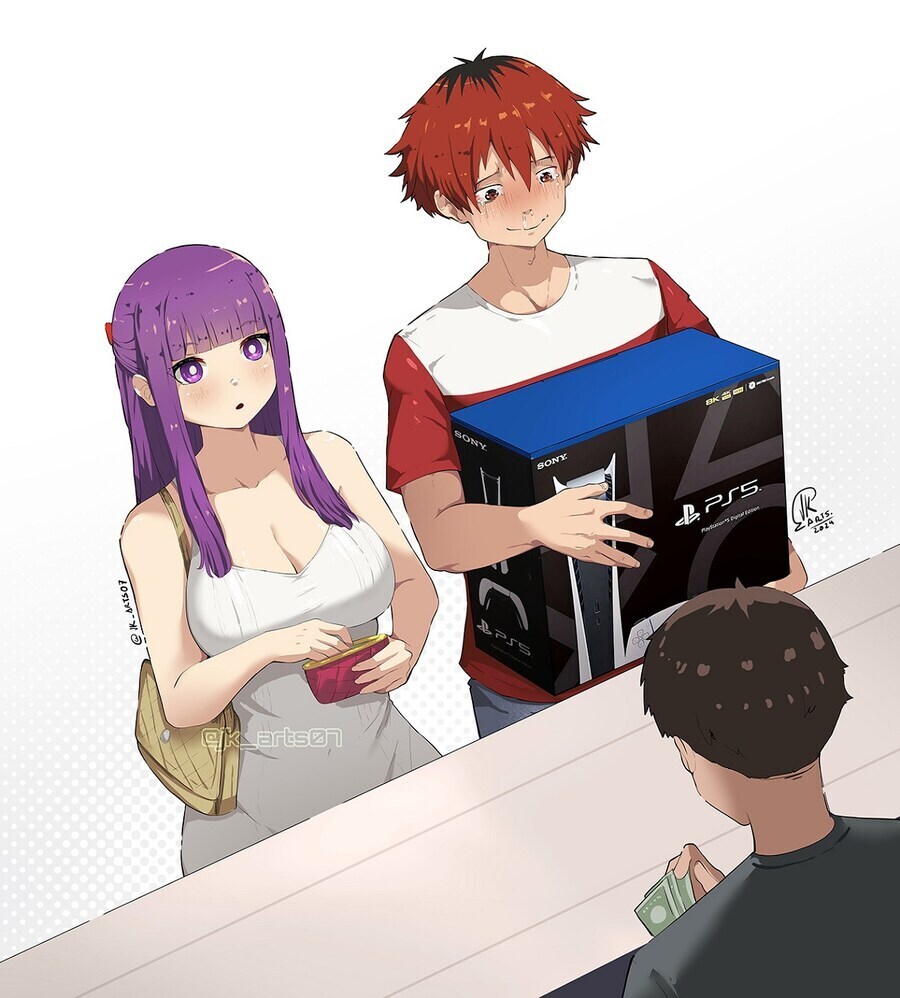 슈타르크에게 PS5 사주는 페른_1.jpg