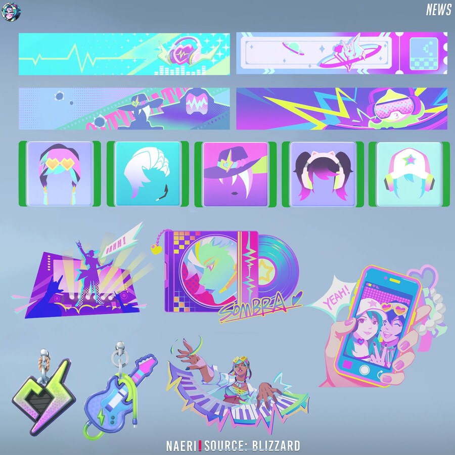 오버워치) 뮤직 페스티발 스킨 장식품들_2.jpg