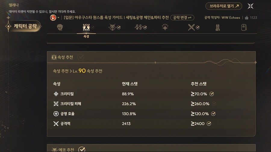 아우구스타 공략사이트 요구 스텟 맞추는게 가능한가요?_1.png