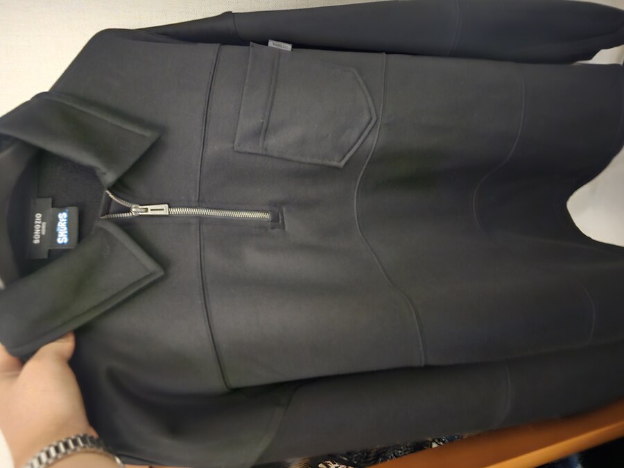 송지오 x 스머프 크루넥 카라집업 맨투맨 구매함_9.jpg