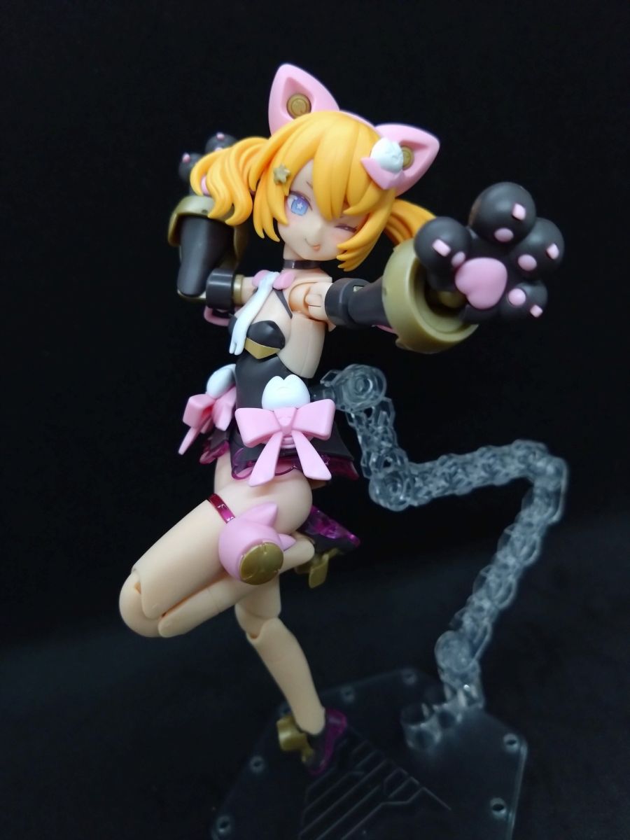 [코토부키야] PUNI☆MOFU 쿠로마오 가조립 + 노멀 마오 나열 사진_7.jpg