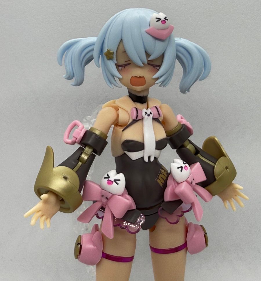 [코토부키야] PUNI☆MOFU 쿠로마오 가조립 + 노멀 마오 나열 사진_19.jpg