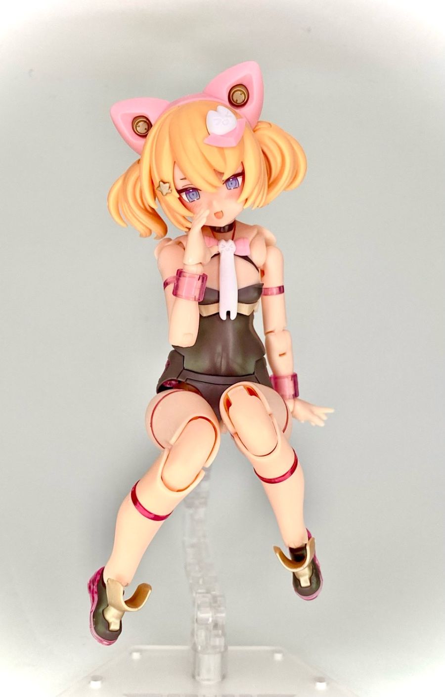 [코토부키야] PUNI☆MOFU 쿠로마오 가조립 + 노멀 마오 나열 사진_30.jpg