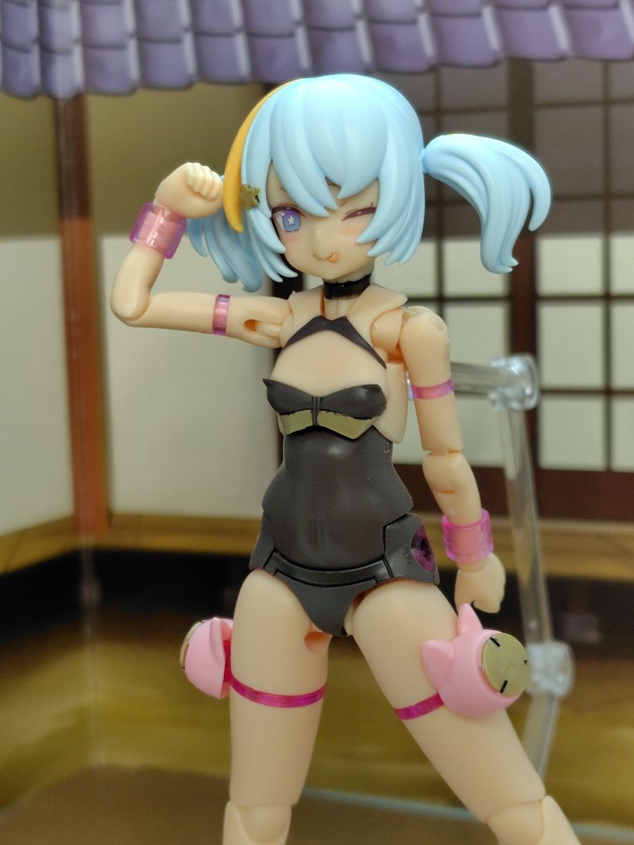 [코토부키야] PUNI☆MOFU 쿠로마오 가조립 + 노멀 마오 나열 사진_26.jpg