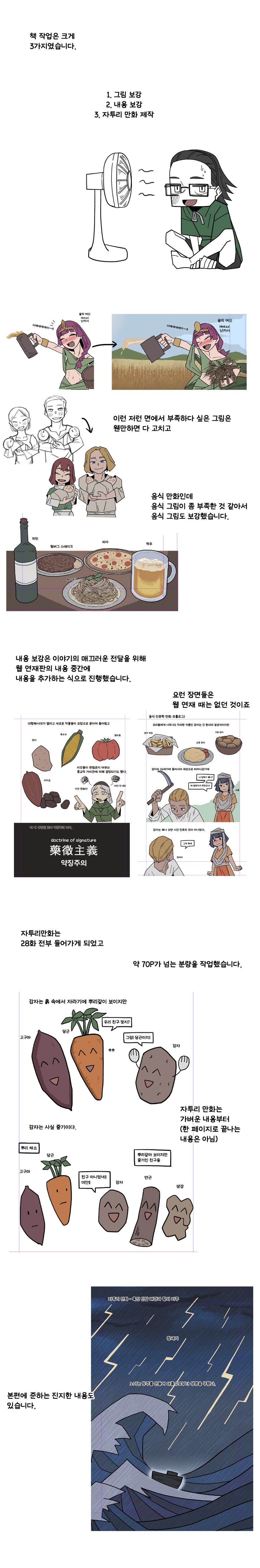 음식 인문학 만화 자투리 #1. 가짜 커피 편 (+ 책 작업 후기 만화)_5.png