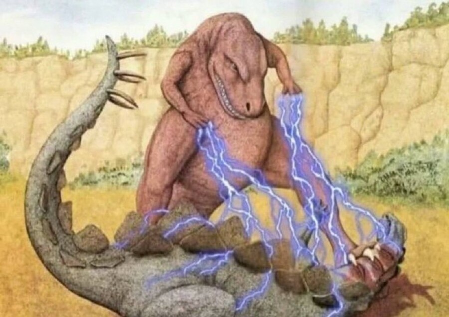 속보)티라노 사우르스가 최강의 육식공룡이라는 건 허위사실_1.jpg