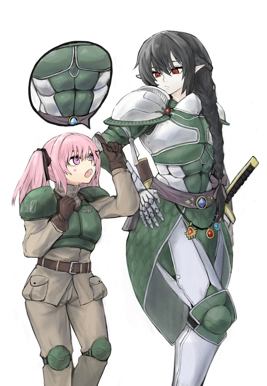 (워해머)"엘다는 왜 복근이 있는 갑옷을 입고다니나요? 말랑뱃살 가리는거죠?"_1.jpg