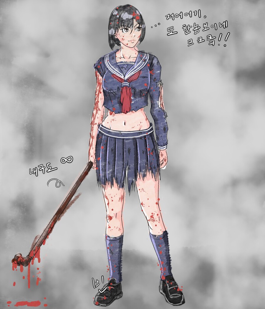 쉬는날 취미그림_사일런트힐f 시미즈 히나코_1.jpg