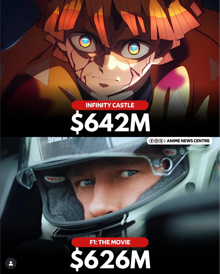 '귀멸의 칼날' 무한성편, 'F1' 글로벌 흥행 추월!_2.png