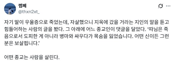 우울증으로 죽었는데 지옥에 갈거라는 종교.jpg_1.png