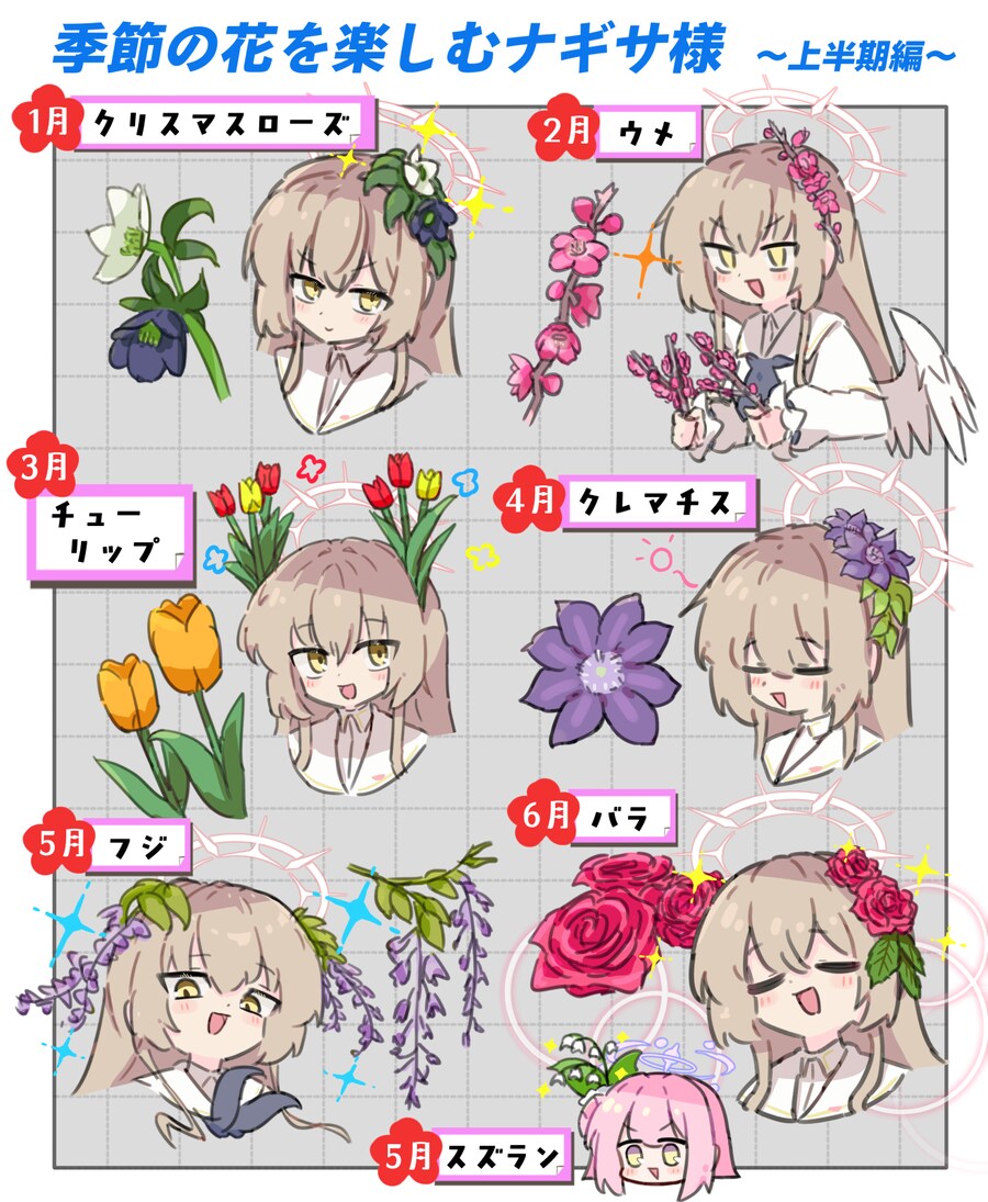 [블루아카] 나기사의 꽃이 달라지는 짤_1.png