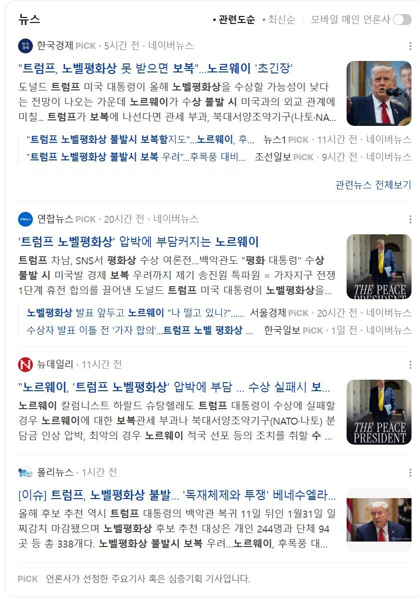 그야말로 극과 극이었던 이번 노벨 평화상 후보들 수준_1.jpg