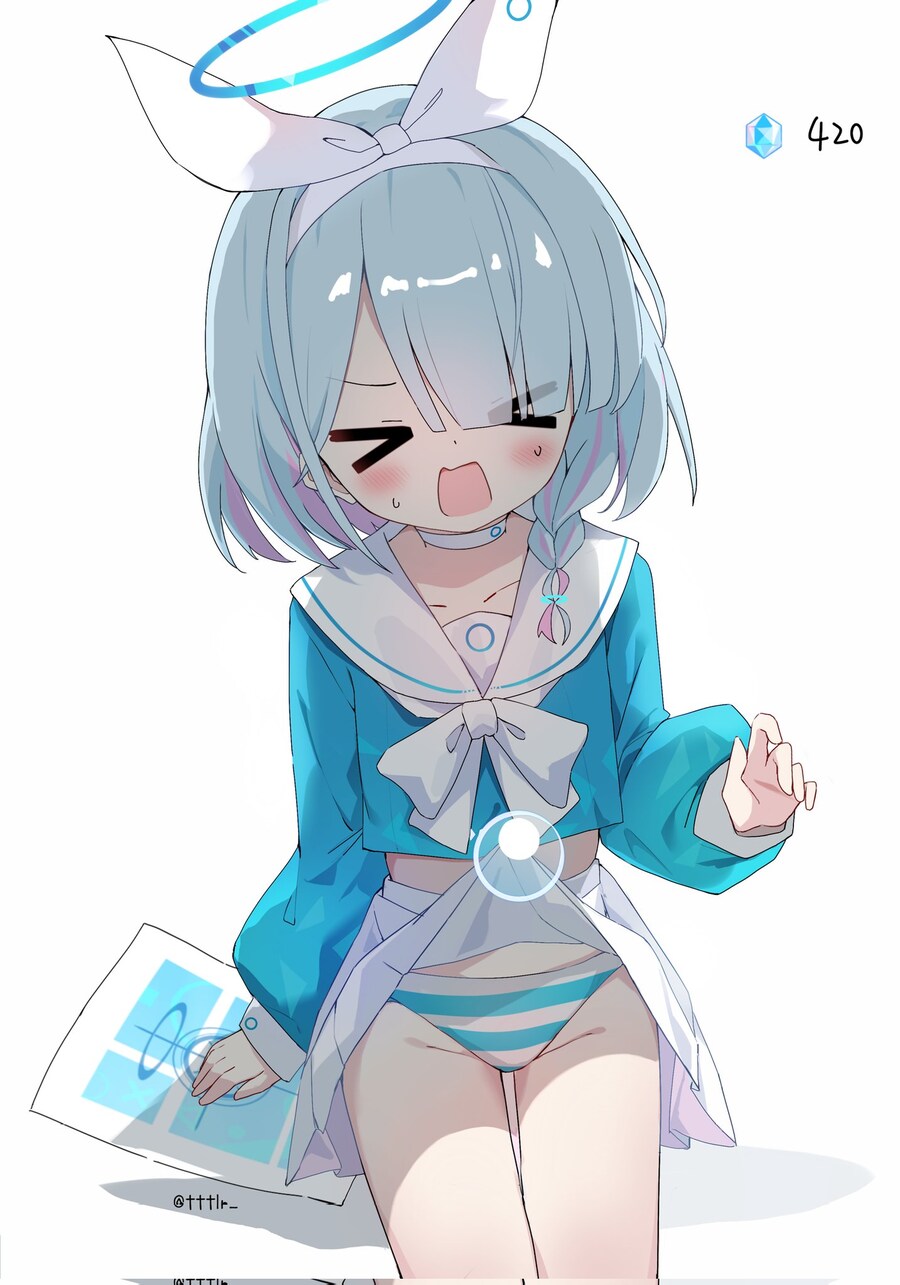 블루아카) 아로나 이 못뗀 기지배..._2.jpg