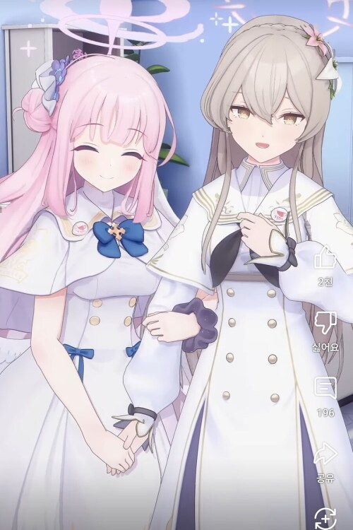 블루아카) 나기사는 미카를 무조건 신뢰하고, 자기 안위보다 아낀다_41.png