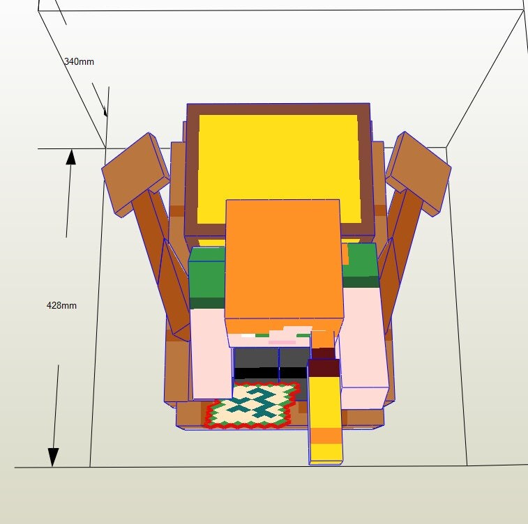 마인크래프트 항해하는 알렉스 종이모형 minecraft papercraft_8.jpg
