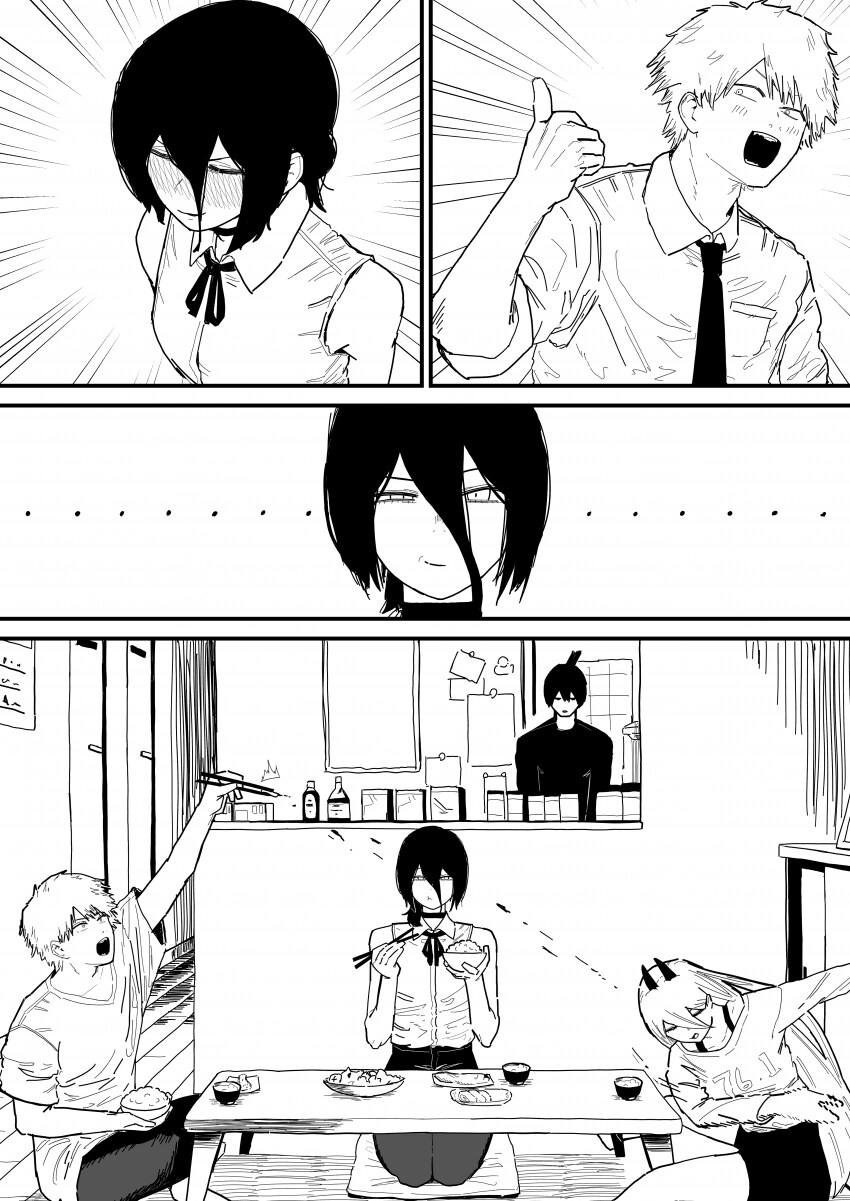 체인소맨) 레제가 덴지 집으로 데이트 하러 가는 만화.manhwa_1.png