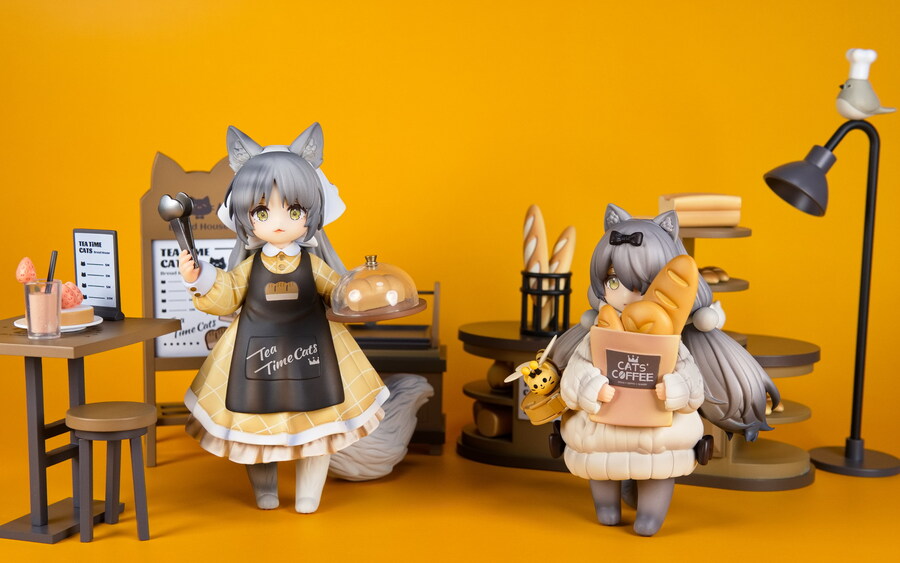 RIBOSE) 티타임 캣츠 냥마을 빵집 점원냥&손님냥_1.jpg