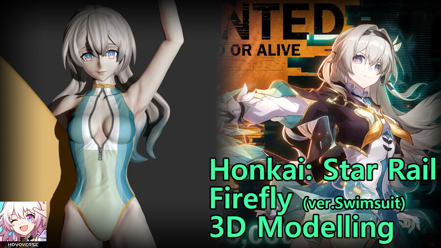 [붕괴: 스타레일] 반디 ver.swimsuit / 피규어 3D 모델링_1.jpg