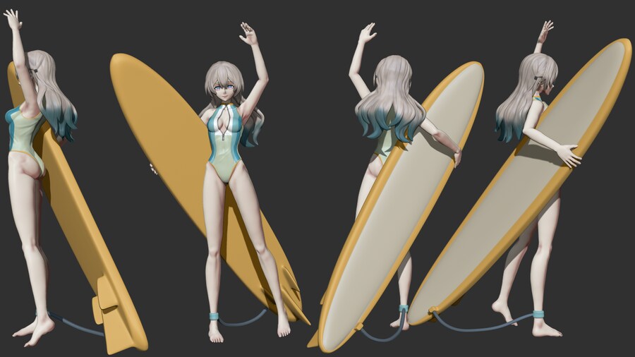 [붕괴: 스타레일] 반디 ver.swimsuit / 피규어 3D 모델링_2.png