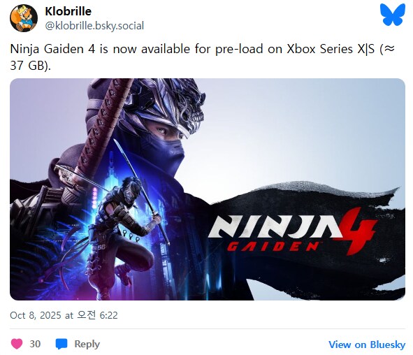 닌자가이덴 4, Xbox Game Pass에서 사전 다운로드 가능_2.png
