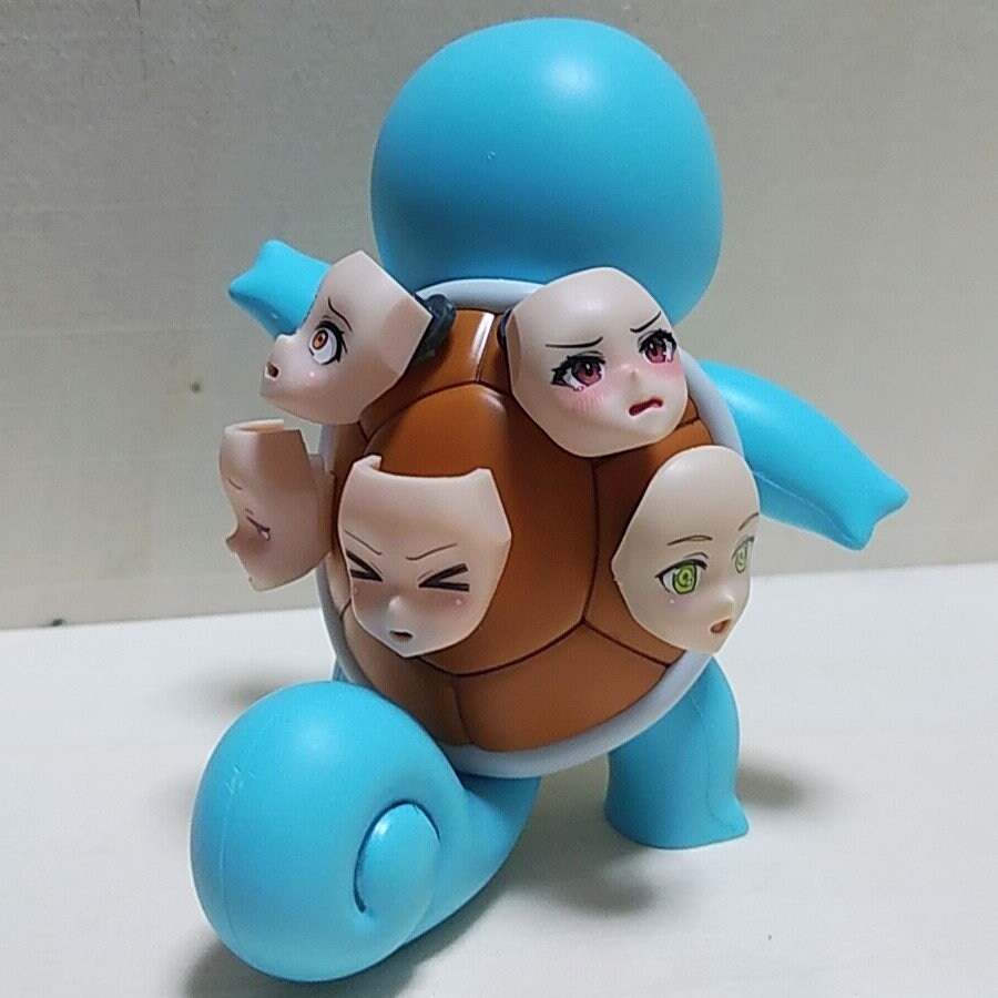 포켓몬) 걸프라 페이스 파츠 홀더로 쓰이게 된 꼬부기_2.jpg