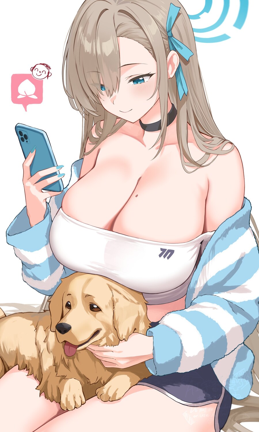 블루아카)선생이랑 모모톡하는 아스나_1.jpg