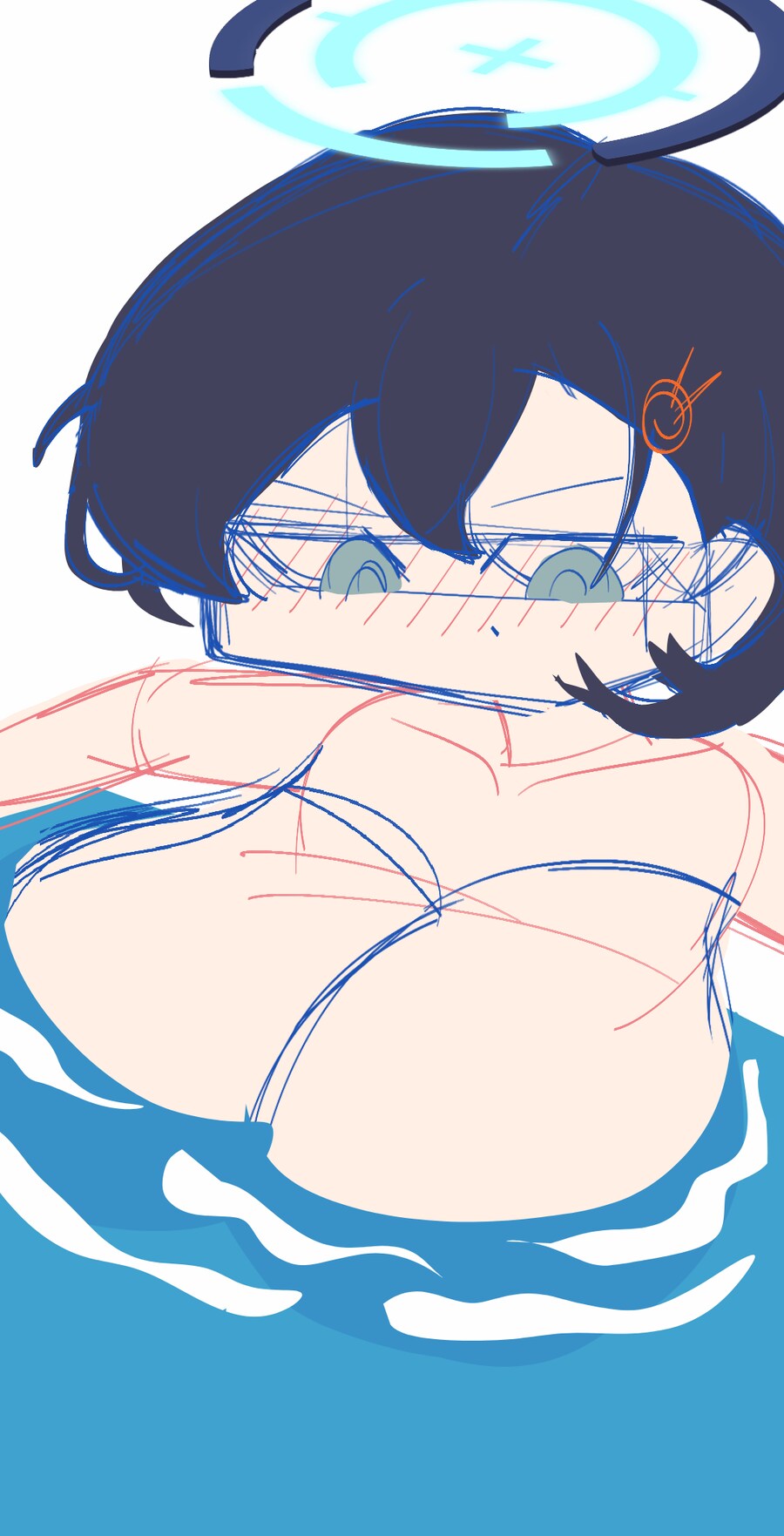 블루아카) 분명 체인소맨 레제를 그리던 중이었는데_1.png