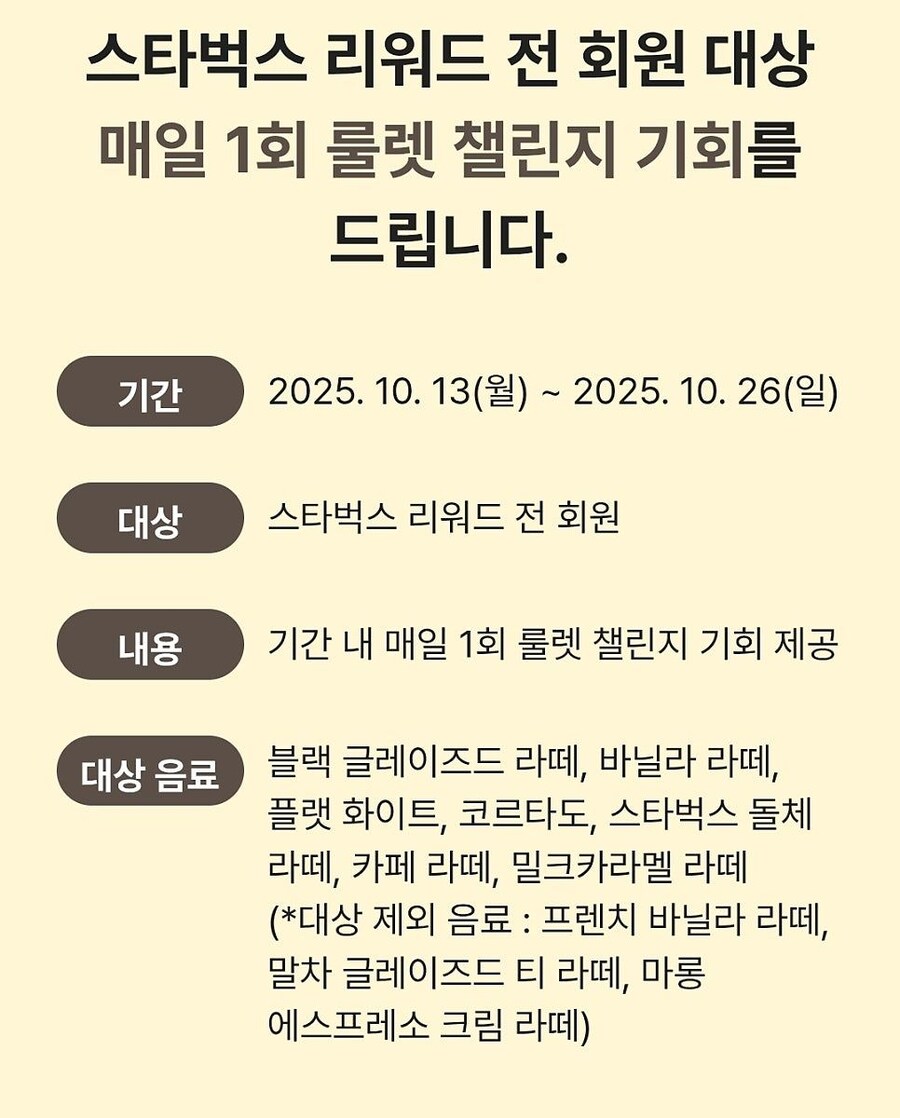 [스타벅스] 라떼 페스타 5,000만 잔 돌파 기념 매일 룰렛 돌리기 (무료)_2.jpg