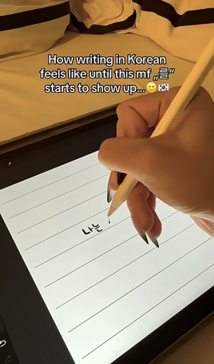 한글 배우는 외국인: '를' 이 시1발아!!.jpg_2.jpg