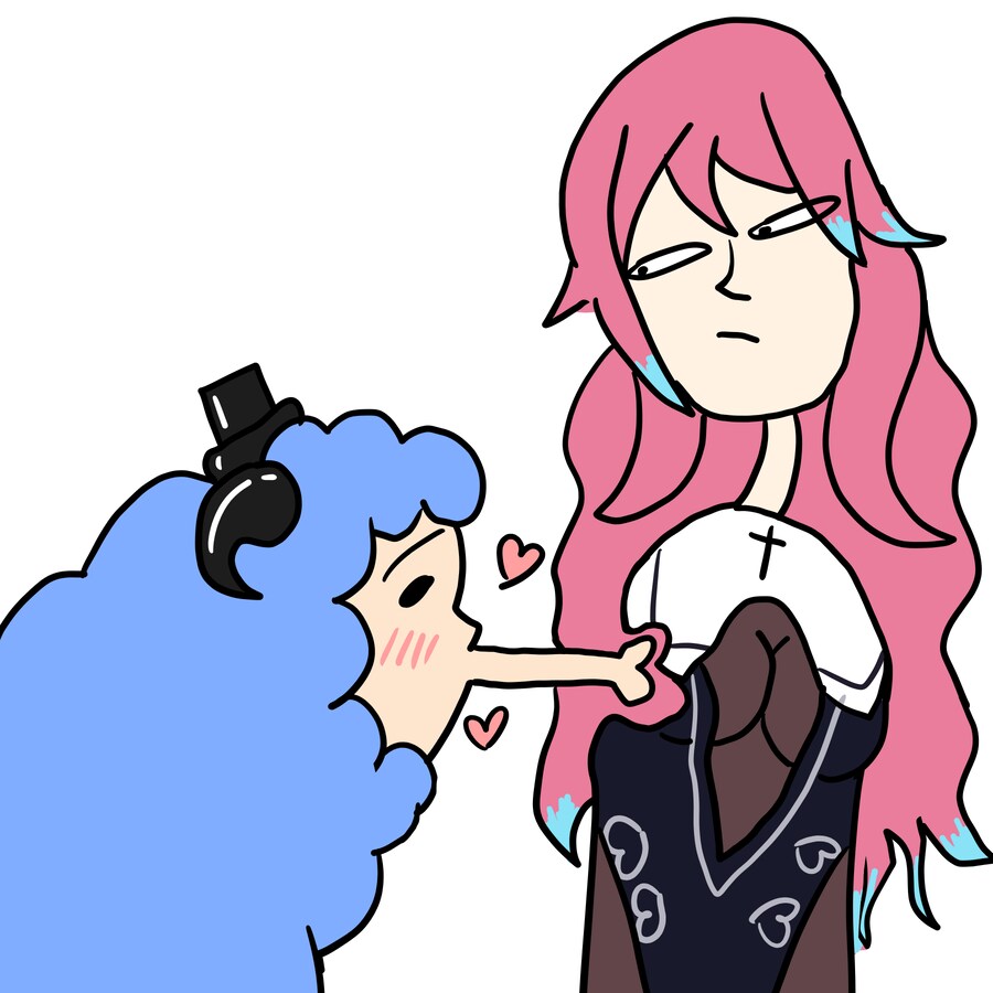 으른양 뽑뽀해주는 로제타님 그림_1.png