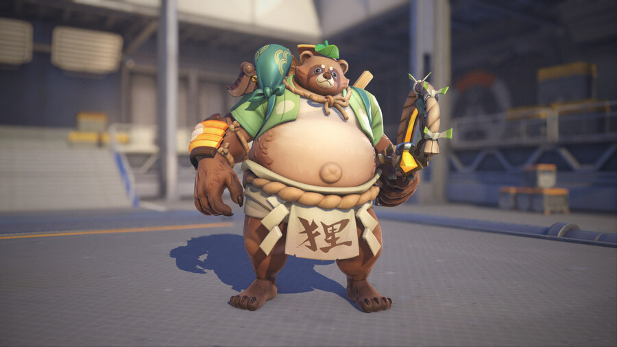 오버워치) 호그 너굴맨 스킨 인게임도 괜찮아보이네_1.jpg