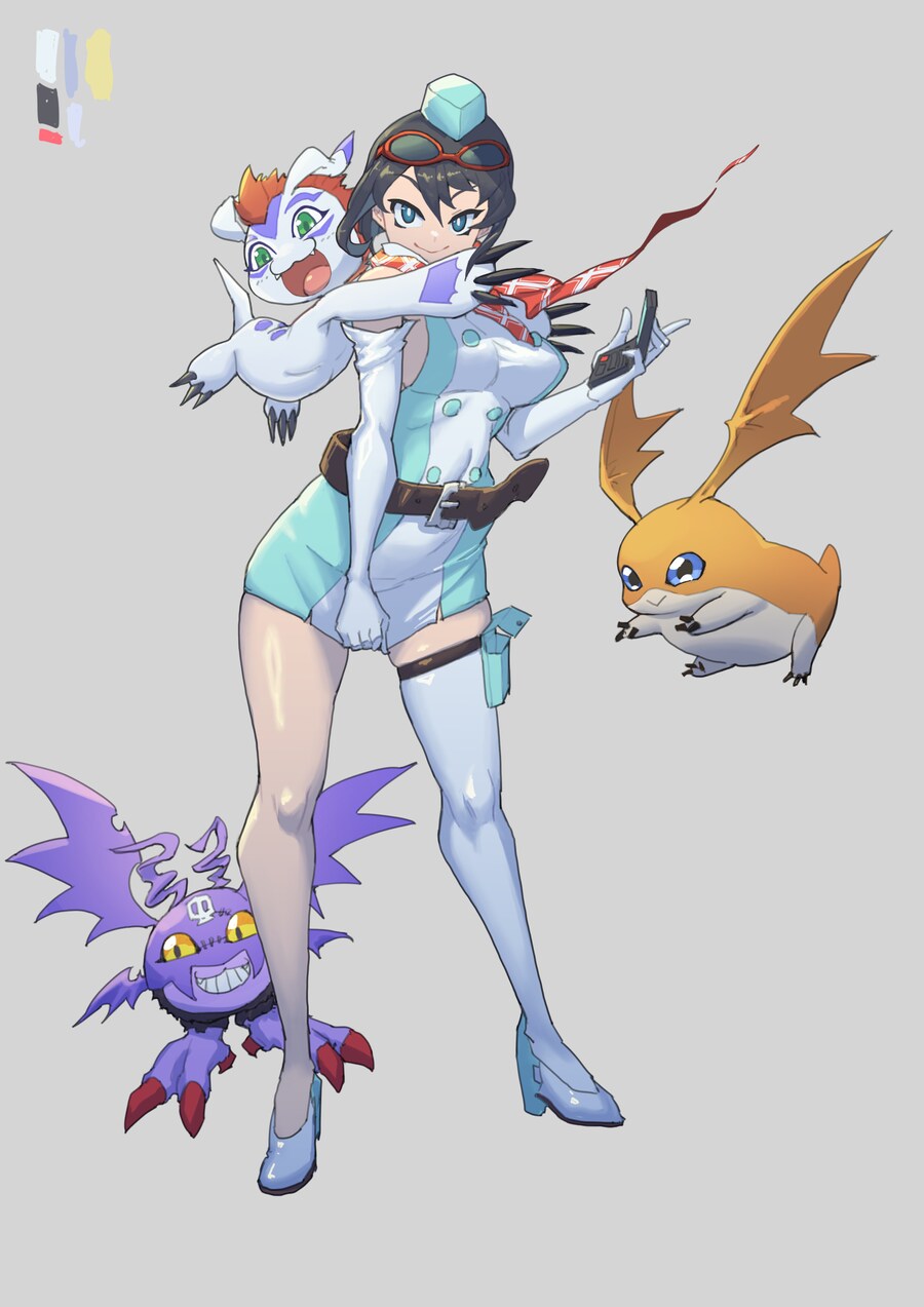 자작그림) 디지몬) 디지몬 타임스트레인저 주인공 그려본것입니다_1.png