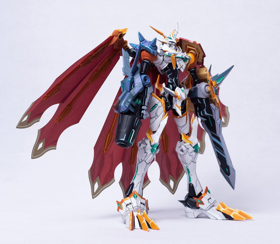 반다이 디지몬의 오메가몬X 항체 이차원 도색_10.jpg