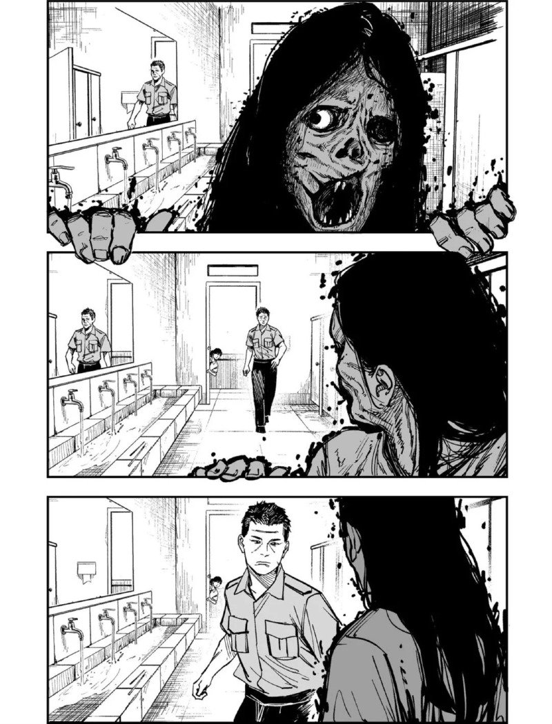 놀람) 화장실 귀신과 경비 아저씨.manhwa_5.jpg