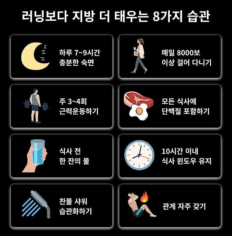 러닝보다 지방 더 태우는 습관들.jpg_1.jpg