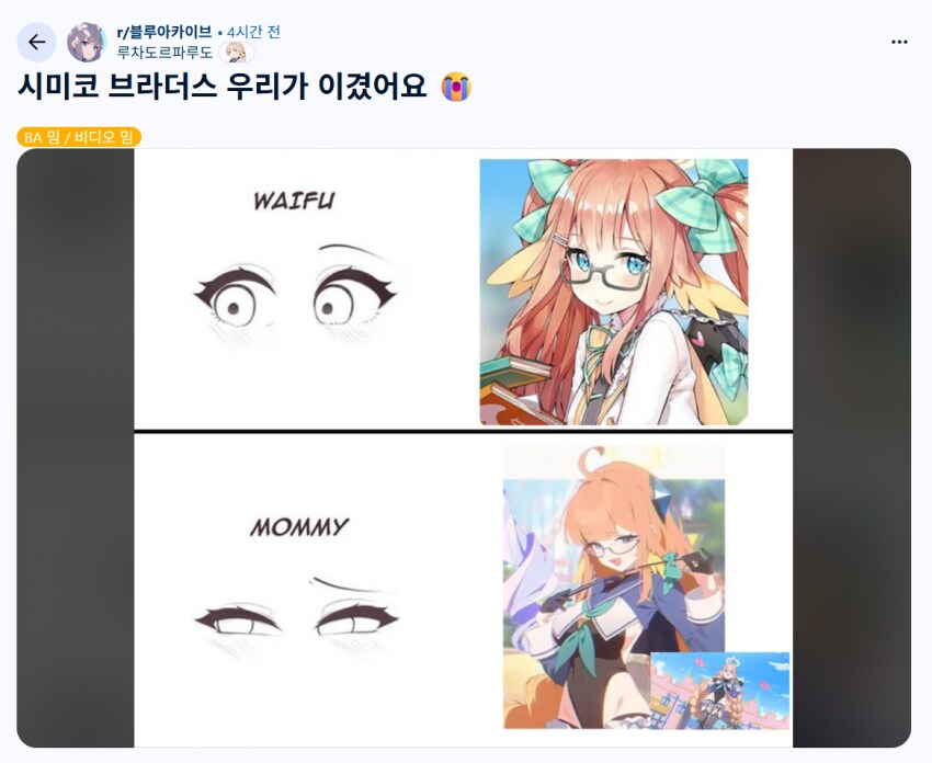 블루아카] 서양 마조부타들의 마음을 저격한 sm코..._1.png