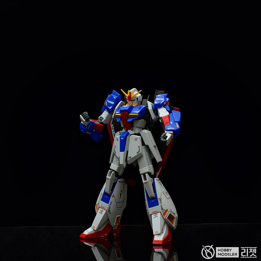 HGUC 제타건담 아크릴부분도색/습식데칼/무광마감으로 완성하였습니다._5.jpg