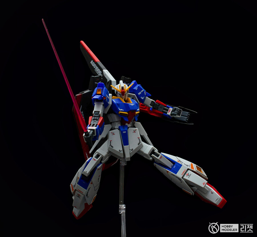 HGUC 제타건담 아크릴부분도색/습식데칼/무광마감으로 완성하였습니다._6.jpg