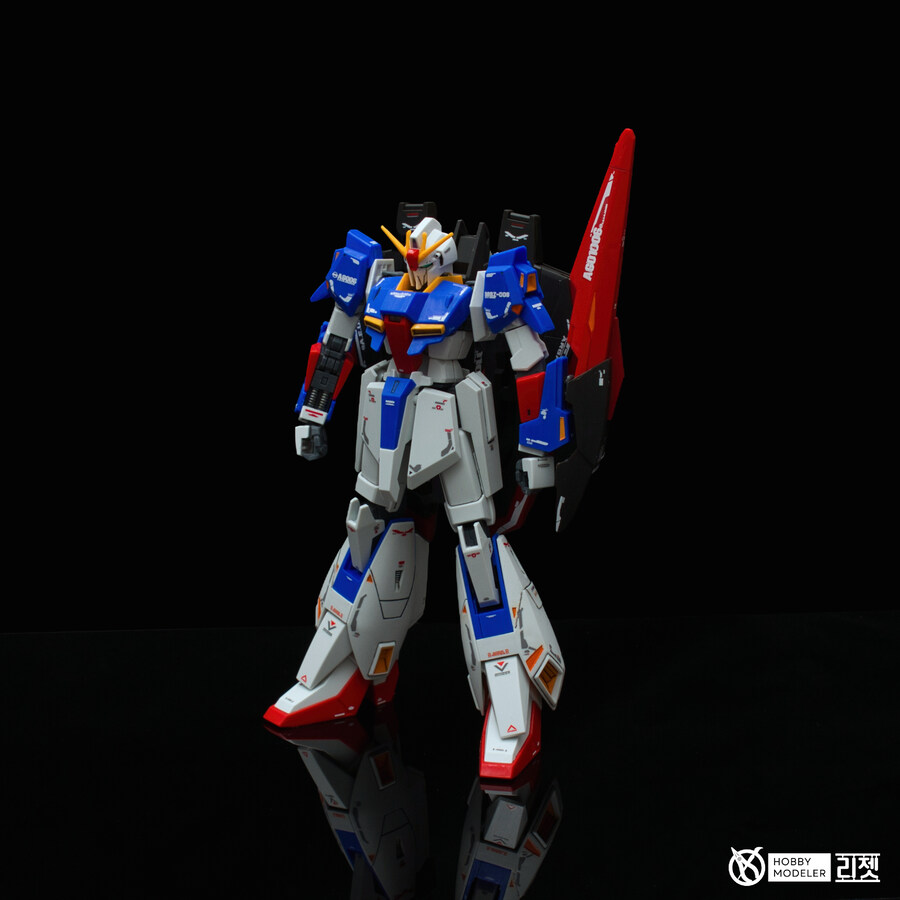 HGUC 제타건담 아크릴부분도색/습식데칼/무광마감으로 완성하였습니다._19.jpg