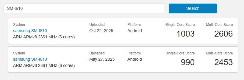 갤럭시XR 긱벤치6 점수.... 허 허허 ㅋㅋ_1.jpg