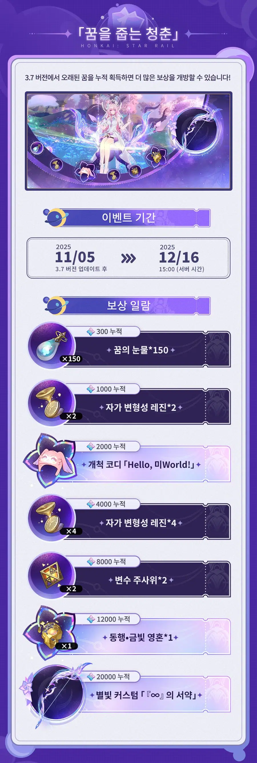 [붕괴: 스타레일] 3.7 버전 이벤트 워프, 별들의 동행자, 상점 신상_8.webp