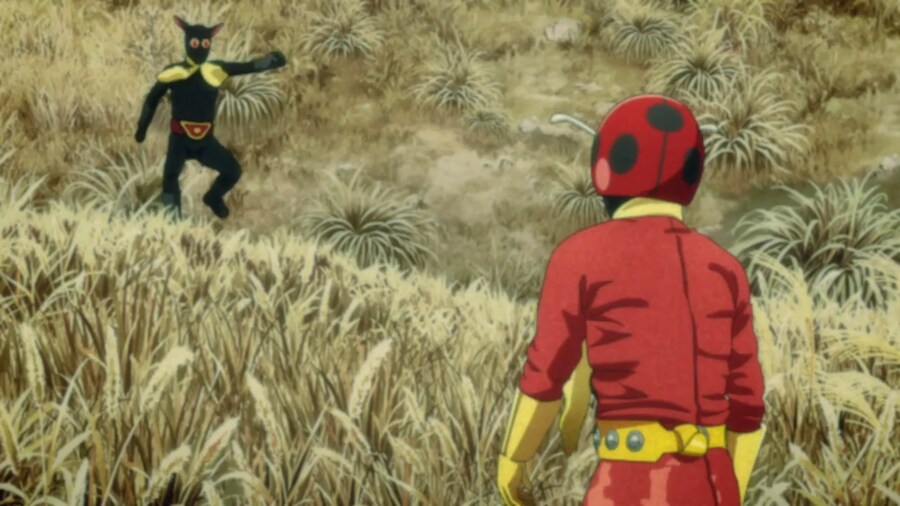 [토지마 탄자부로는 가면라이더가 되고 싶어] TV 속 괴인과 전투원_9.png