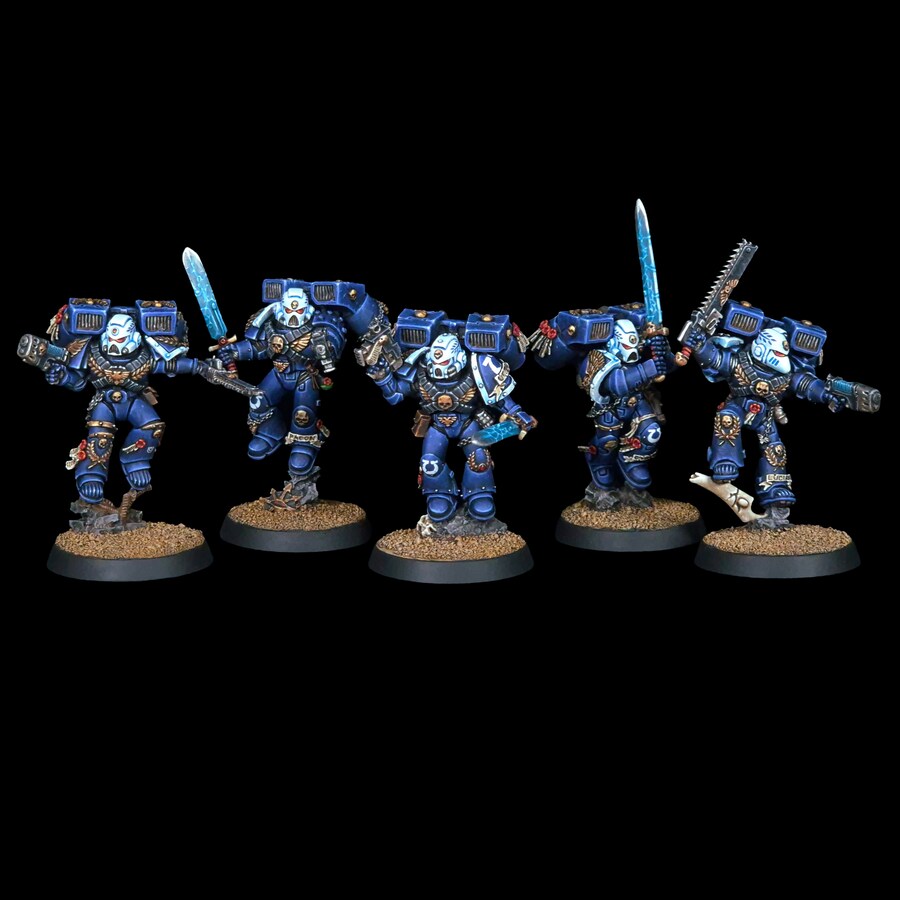 워해머40K] 구판 주석 '뱅가드 베테랑' 도색 완성_2.jpg