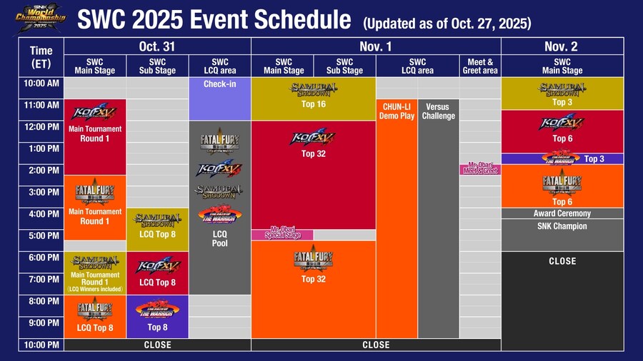 SWC 2025] KOF15, COTW 대진표 발표_1.png