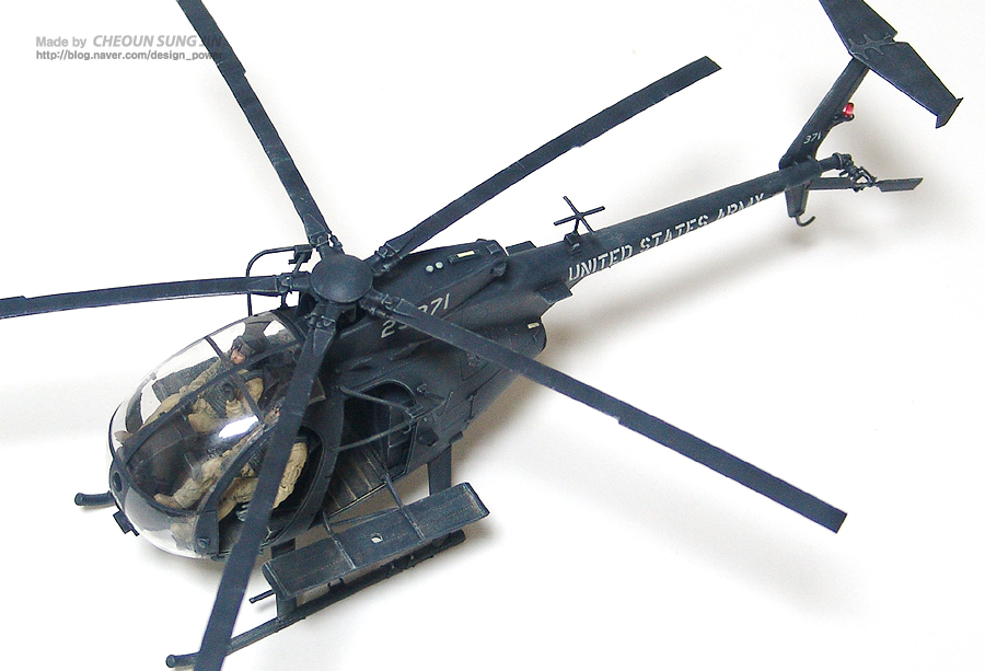 MH-6J Little Bird 프라모델 제작의뢰 완성_8.jpg