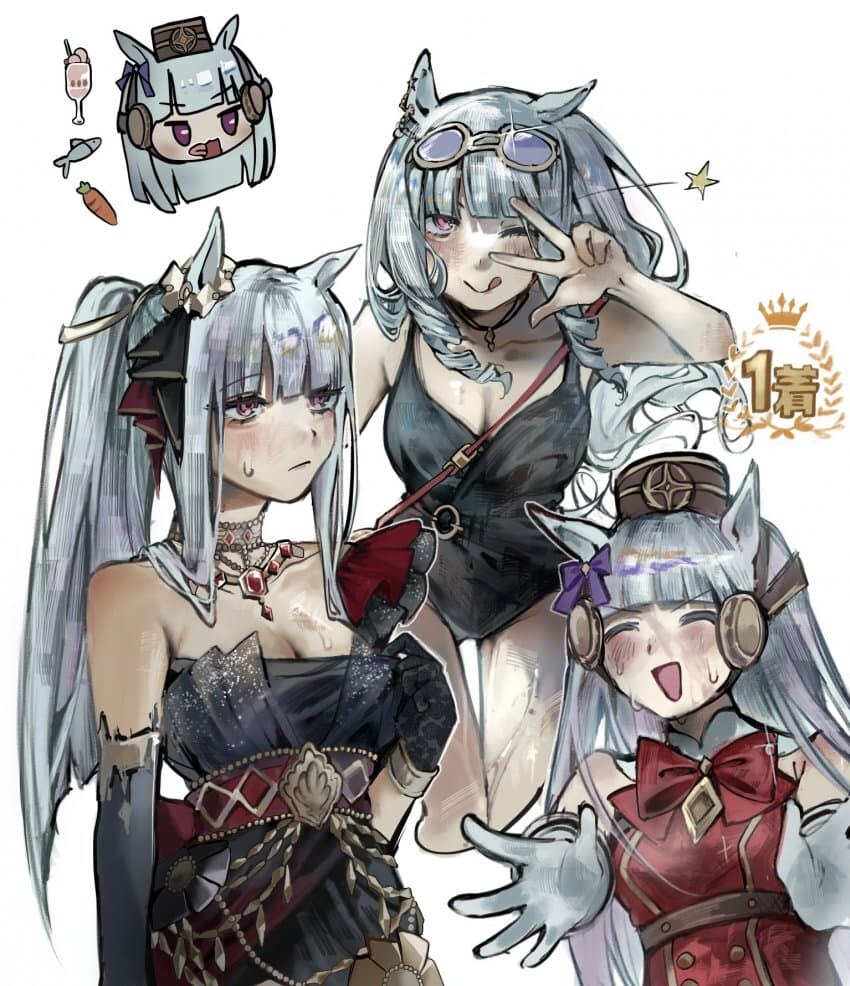 [말딸] 고루시와 정체를 모르는 은발 미인_1.jpg