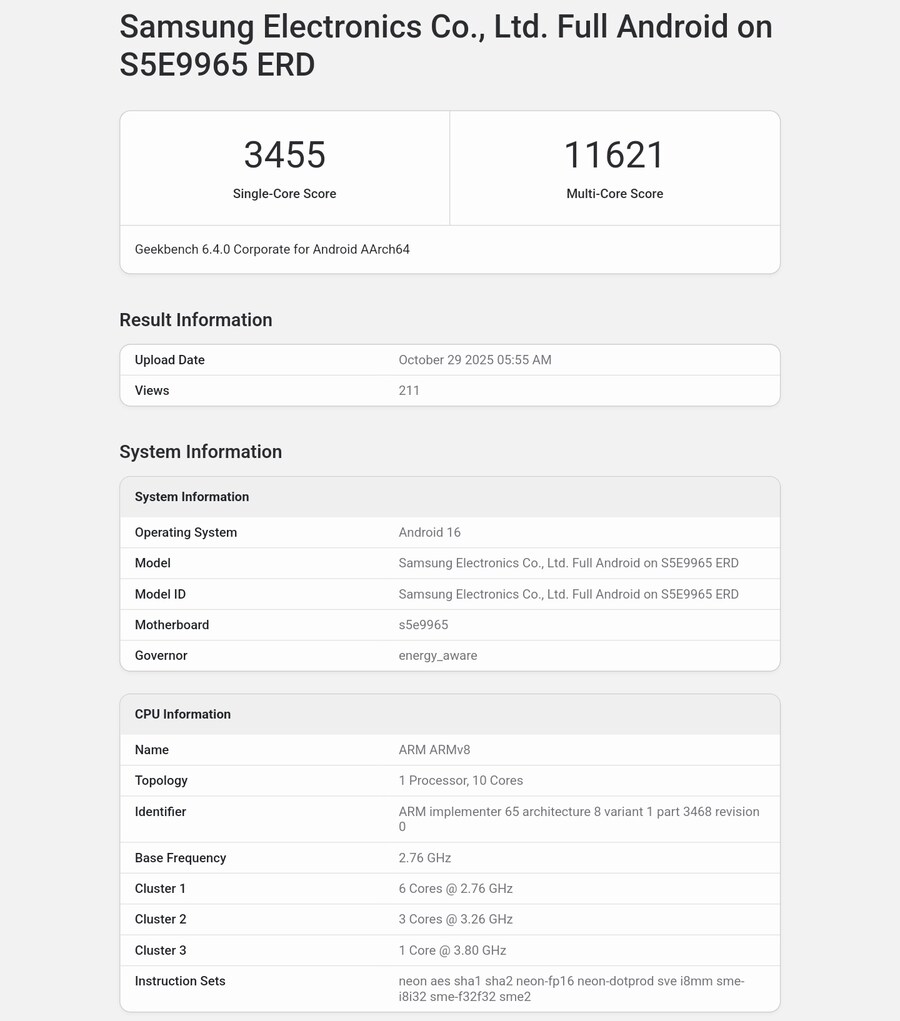 10/29일자 엑시노스2600 긱벤치 3455/11621_1.jpg