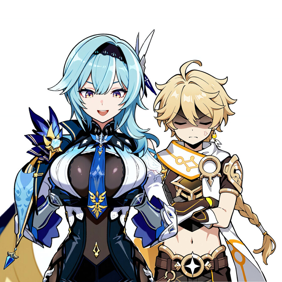 [원신] 몸이 서로 뒤바뀐 남행자와 유라_1.jpg