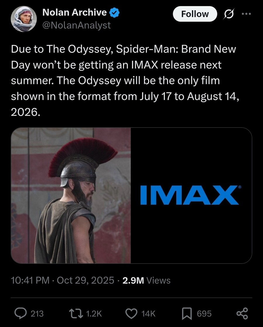 MCU) 스파이더맨4 아이맥스 개봉 안함_1.jpg